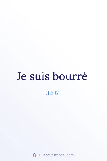 اقتباس فرنسي جمالي je suis bourre