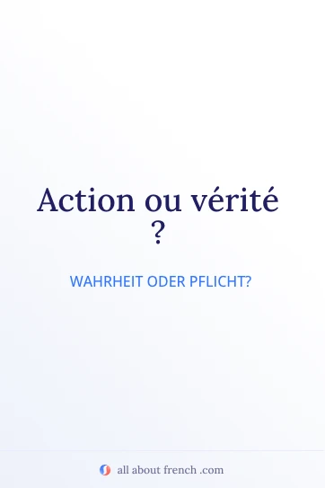 ästhetisches französisches Zitat action ou verite
