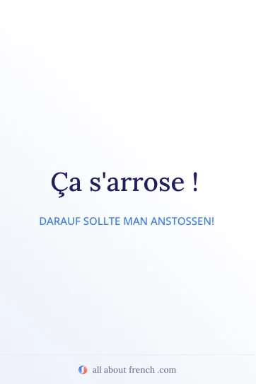 ästhetisches französisches Zitat ca sarrose