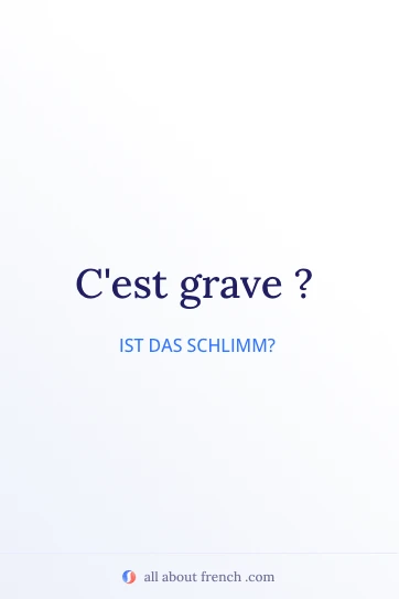 ästhetisches französisches Zitat cest grave