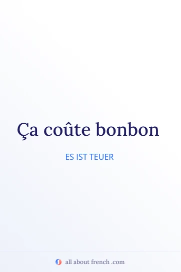 ästhetisches französisches Zitat couter bonbon