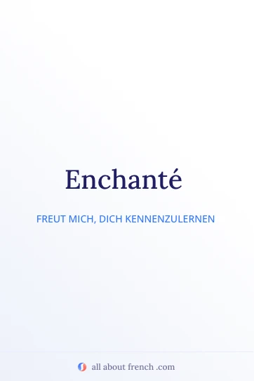 ästhetisches französisches Zitat enchante