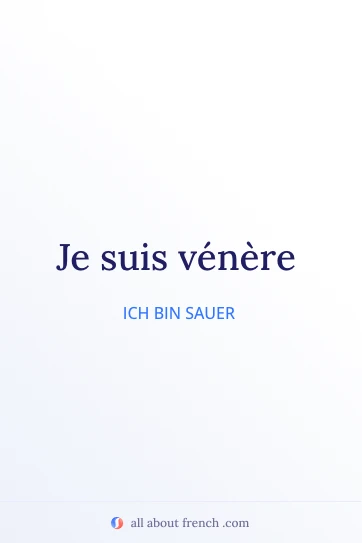 ästhetisches französisches Zitat etre venere