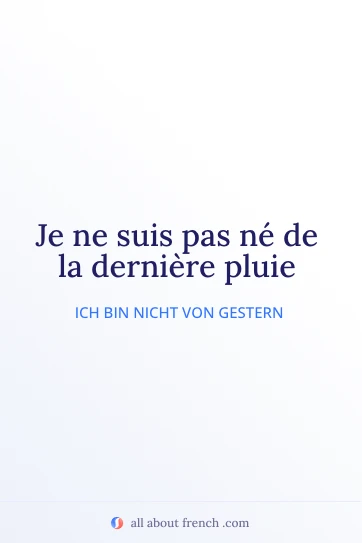 ästhetisches französisches Zitat pas ne de la derniere pluie