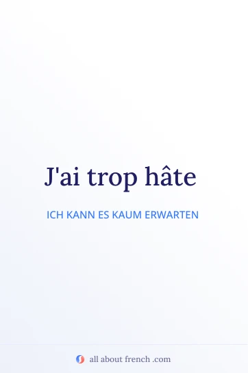 ästhetisches französisches Zitat trop hate