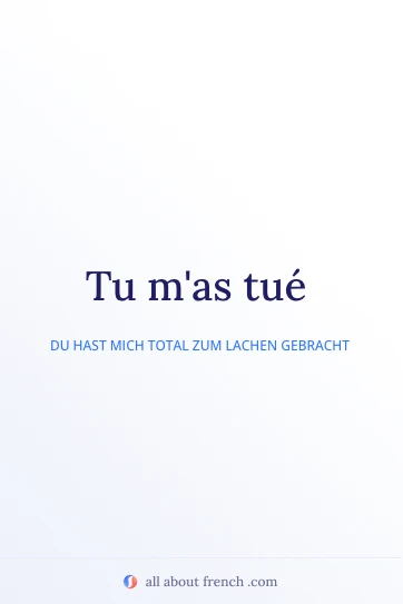 ästhetisches französisches Zitat tu mas tue