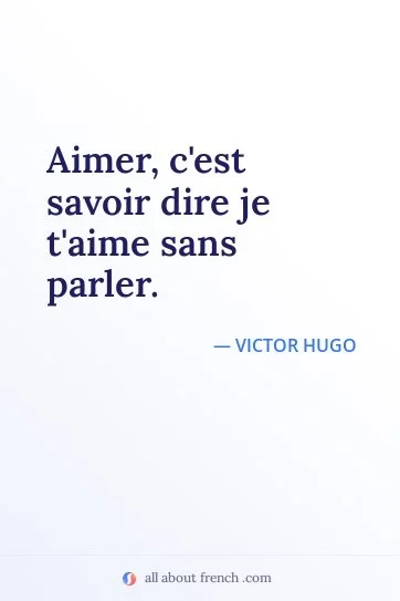 aesthetic french quote aimer cest savoir dire je taime sans parler