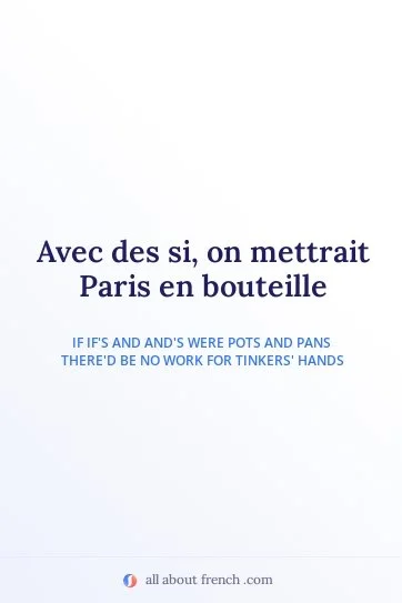 aesthetic french quote avec des si paris en bouteille