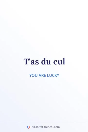 aesthetic french quote avoir du cul