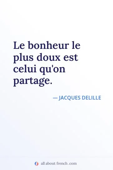 aesthetic french quote bonheur plus doux celui partage