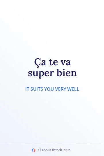 aesthetic french quote ca te va bien