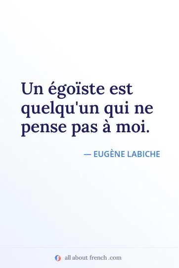 aesthetic french quote egoiste quelquun pense pas moi