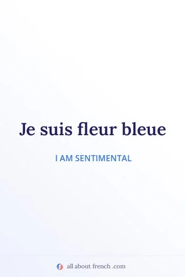 aesthetic french quote etre fleur bleue