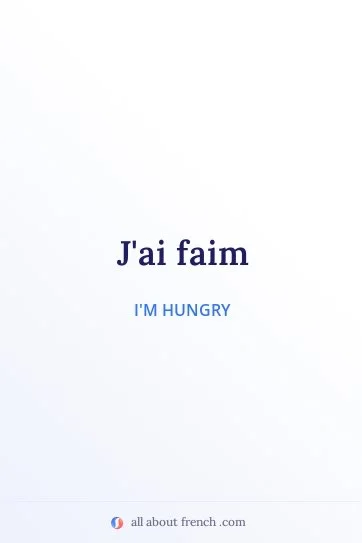 aesthetic french quote jai faim