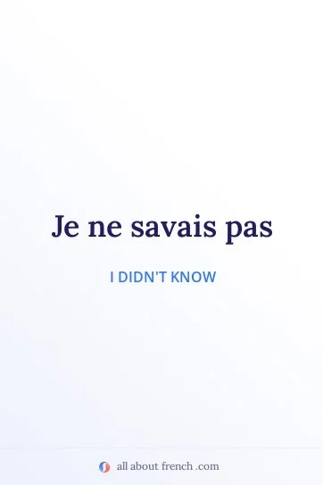 aesthetic french quote je ne savais pas