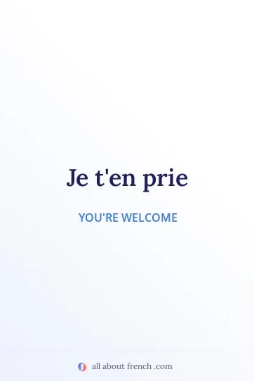 aesthetic french quote je ten prie