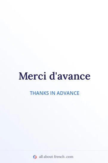 aesthetic french quote merci davance