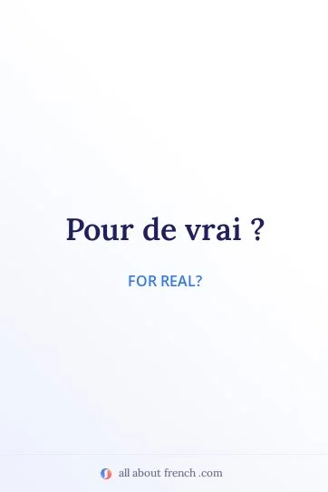 aesthetic french quote pour de vrai