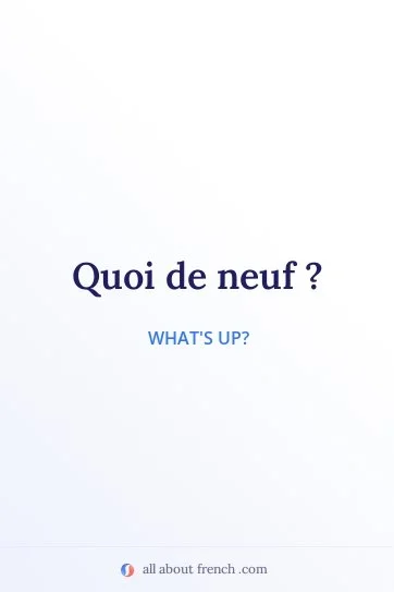 aesthetic french quote quoi de neuf