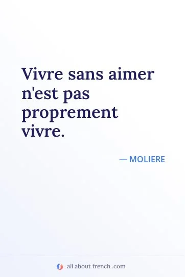 aesthetic french quote vivre sans aimer pas vivre