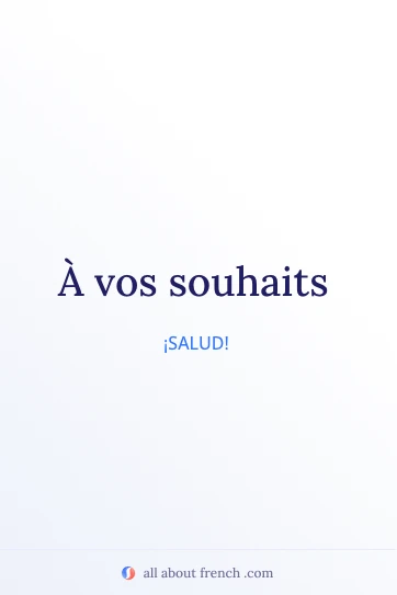 cita en francés estética a vos souhaits