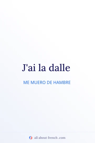 cita francesa estética avoir la dalle