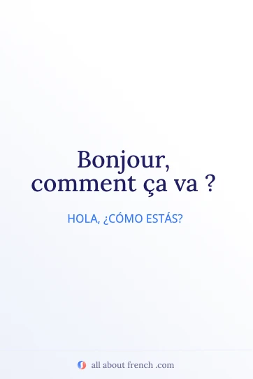 cita francesa estética bonjour comment ca va