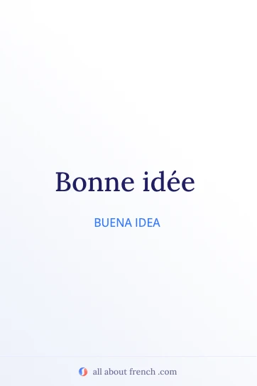 cita francesa estética bonne idee