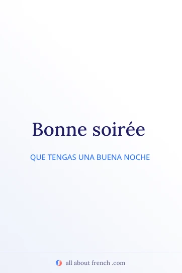 cita francesa estética bonne soirée