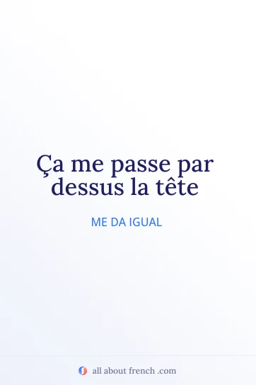 cita francesa estética ca me passe par dessus la tete