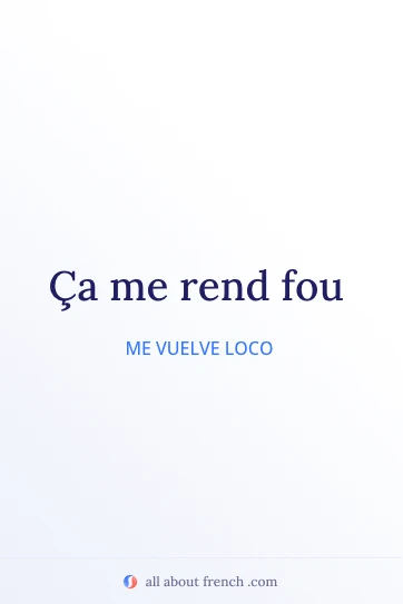 cita francesa estética ça me rend fou