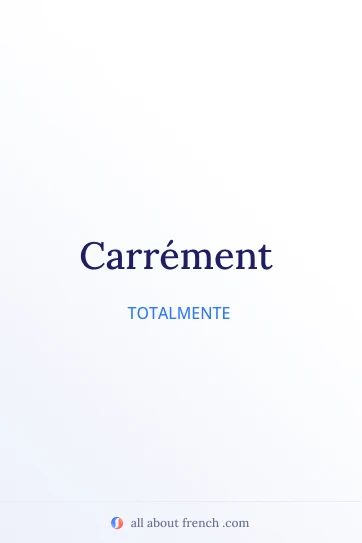 cita francesa estética carrement
