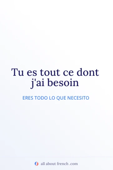 cita estética en francés ce dont jai besoin
