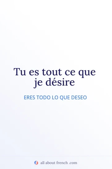cita francesa estética ce que je desire