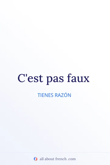 cita estética en francés c'est pas faux
