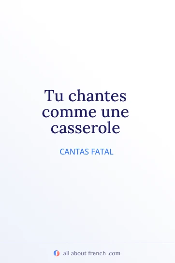 cita francesa estética chanter comme casserole