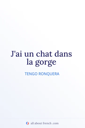 cita francesa estética chat dans la gorge