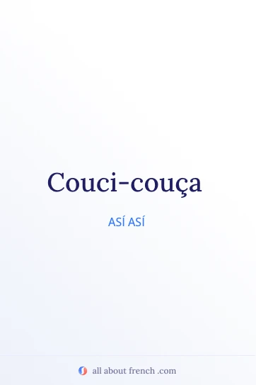 cita francesa estética couci couca