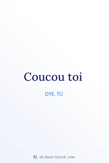 cita francesa estética coucou toi