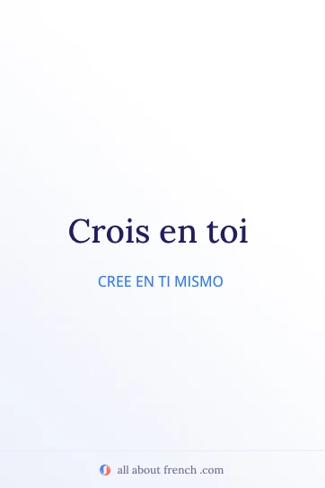 cita francesa estética crois en toi