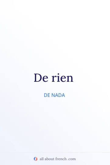 cita francesa estética de rien