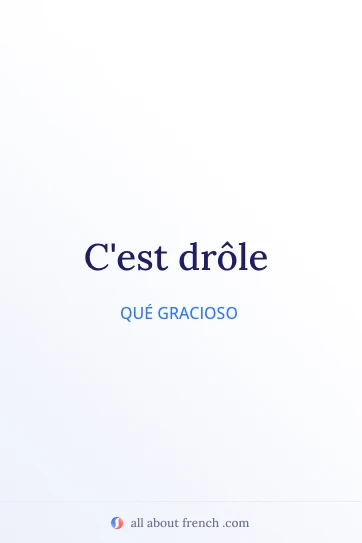 cita estética en francés drole