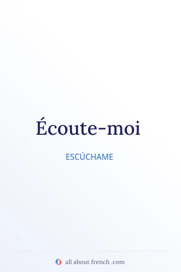 cita francesa estética écoute moi