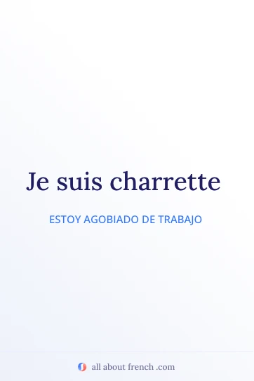 cita estética en francés etre charrette