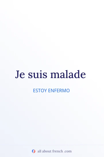 cita francesa estética etre malade