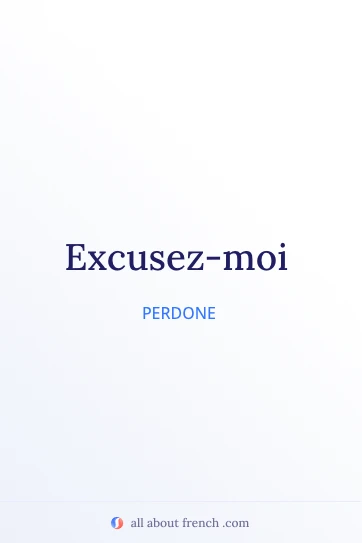cita francesa estética excusez moi