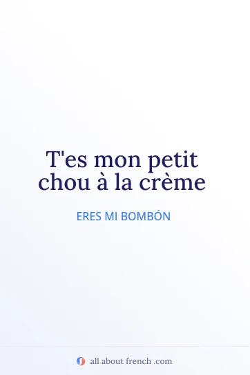 frase francesa estética mon petit chou a la creme