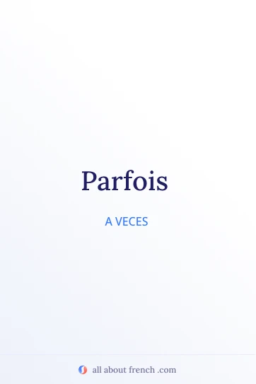 cita francesa estética parfois