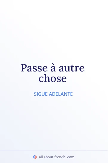 cita estética en francés passe autre chose