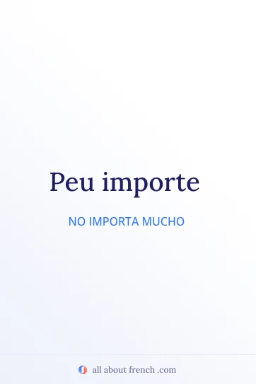 cita francesa estética peu importe